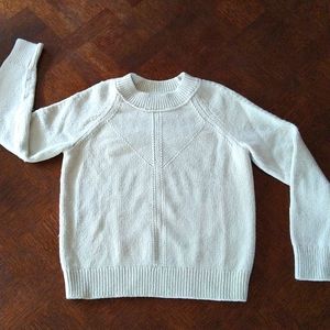 COPY - White Banana Republic cotton sweater xs